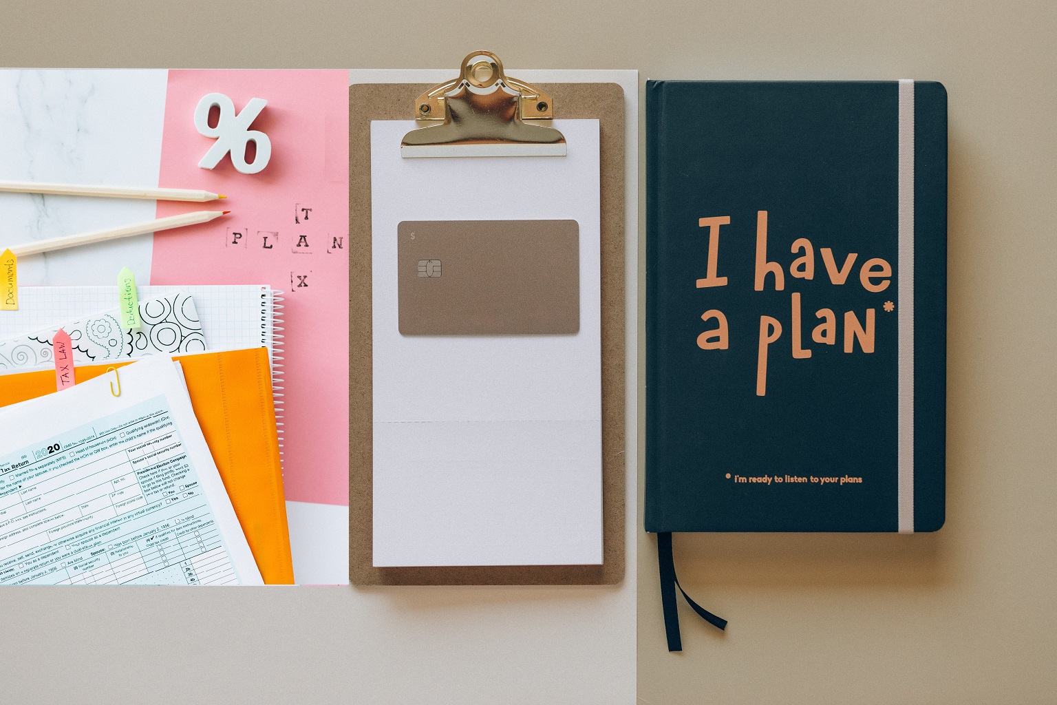 o que eh planejamento financeiro pessoal agenda com os dizeres eu tenho um plano