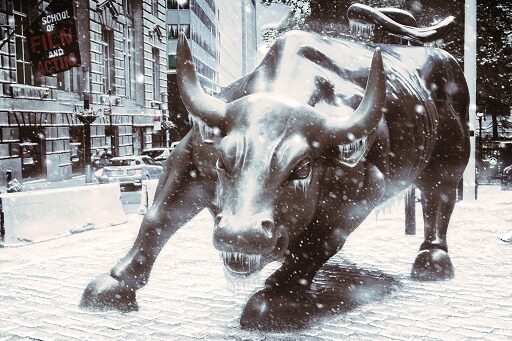 Touro de Wall Street representa a valorização do Mercado de Capitais